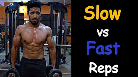 are fast reps better for building muscle
